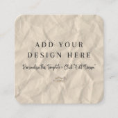 Cartes de boîtier neutres arrondies de 2,5 po x 2, (Devant)