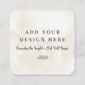 Cartes de boîtier neutres arrondies de 2,5 po x 2, (Devant)