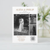 Cartes de boîtier photo minimaliste modernes (Debout devant)