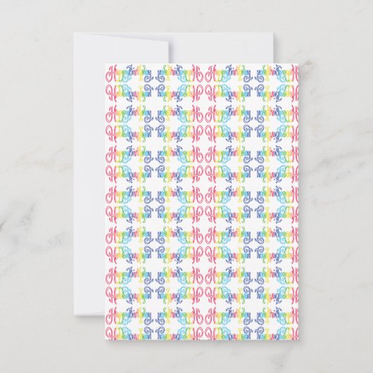 Cartes de Bon Anniversaire (Devant)