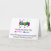 Cartes de bonbons (Dos)