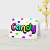 Cartes de bonbons (Fleur jaune)