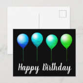 Cartes de bonne anniversaire (Devant / Derrière)