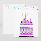 Cartes de bonne fête d'anniversaire (Devant / Derrière)