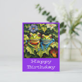 Cartes de bonne fête mignons grenouilles (Debout devant)