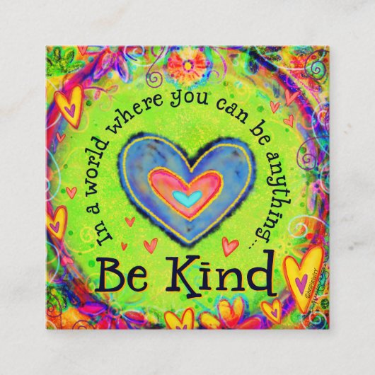 Cartes de bonté "Be Kind" (Devant)
