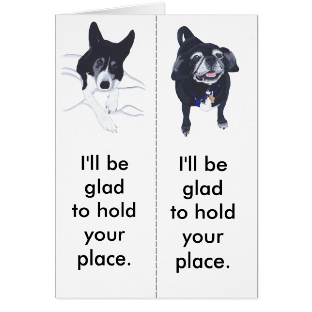 Cartes de border collie de carlin d'amoureux de (Devant)