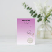 Cartes de boucles d'oreilles avec visage de fille (Debout devant)