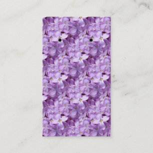 Cartes de Boucles d'Oreilles Fleurs de Lilas Viole