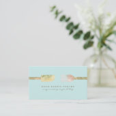 Cartes de boulangerie eucalyptus rustique vert pas (Debout devant)