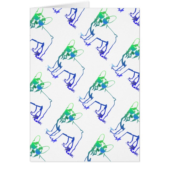 Cartes de bouledogue français (Devant)