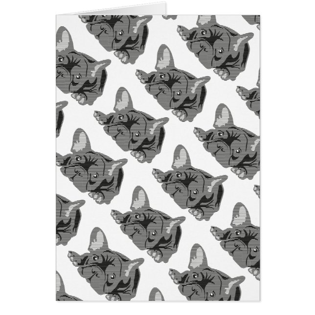 Cartes de Bouledogue Français (Devant)