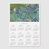 Cartes de calendrier 2026 Iris Fleurs Vincent Van  (Devant)