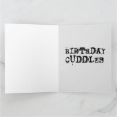 Cartes de câlins d'anniversaire de clown maléfique (Intérieur)