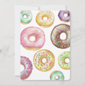 Cartes de capsule temporelle de donuts dorés paste (Dos)