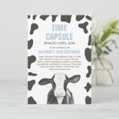 Cartes de capsule temporelle pour le 1er anniversa (Debout devant)