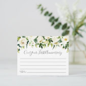 Cartes de capsule temps Fleur blanche et Mariage v (Debout devant)