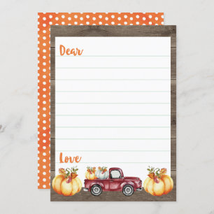 Cartes de capsule temps pour les petits Citrouille