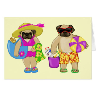 Cartes de Carlin de plage personnalisables