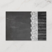 Cartes de carrosserie de l'hôtel en bois noir (Dos)