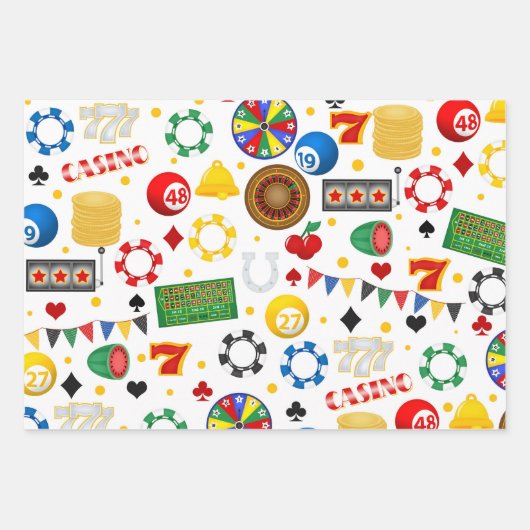 Cartes de casino Papier Motif (Devant)