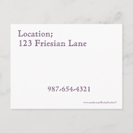 Cartes de célébration Kuering (Dos)