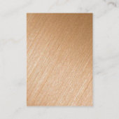 Cartes de certificat cadeau de script Gold moderne (Dos)