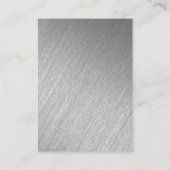 Cartes de certificat cadeau de script Silver moder (Dos)