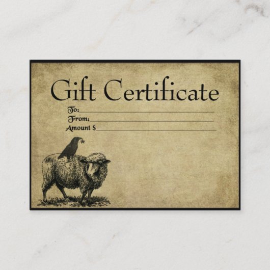 Cartes de certification GIft Prim - Pile de cornei (Devant)