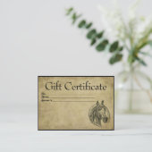 Cartes de certificats-cadeaux de Prim (Debout devant)