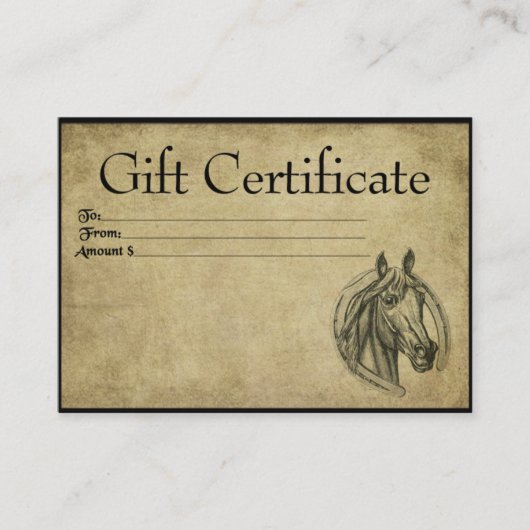 Cartes de certificats-cadeaux de Prim (Devant)