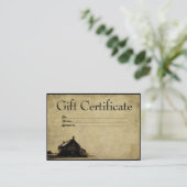 Cartes de certificats-cadeaux Old Homestead-Prim (Debout devant)