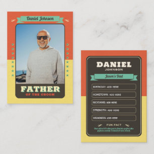 Cartes de chambre d'équipe personnalisées Groomsme