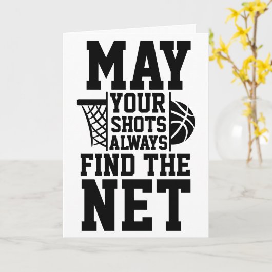 cartes de chance de basket (Fleur jaune)