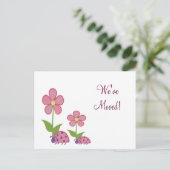 Cartes de Changement d'Adresse Libellule (Debout devant)