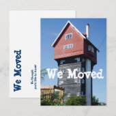 Cartes de Changement d'Adresse Nous Nous Sommes Dé (Devant / Derrière)