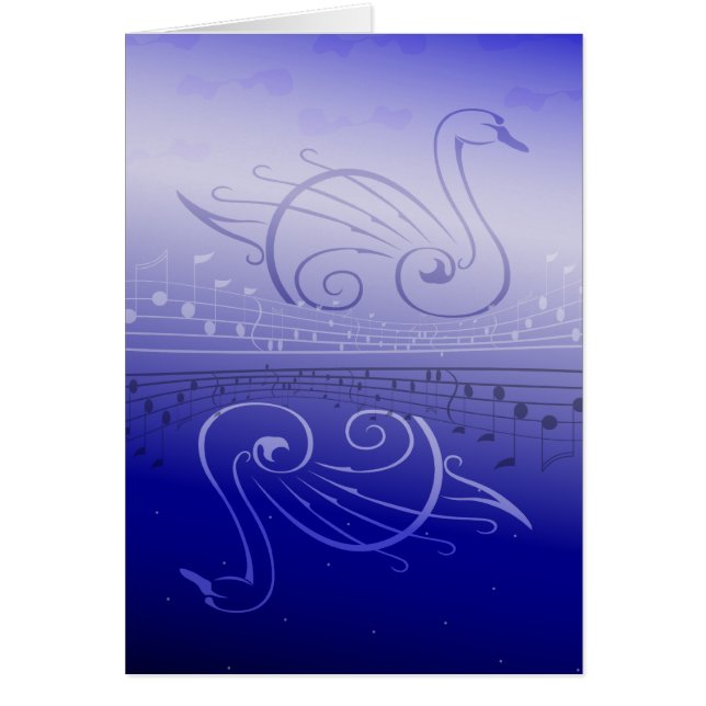 Cartes de chanson de cygne (Devant)