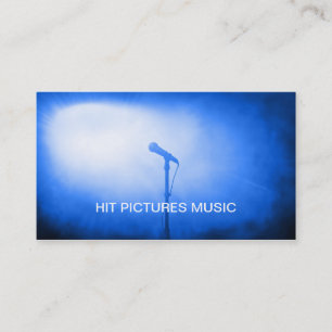 Cartes de chanteur de disc-jockey de musicien de