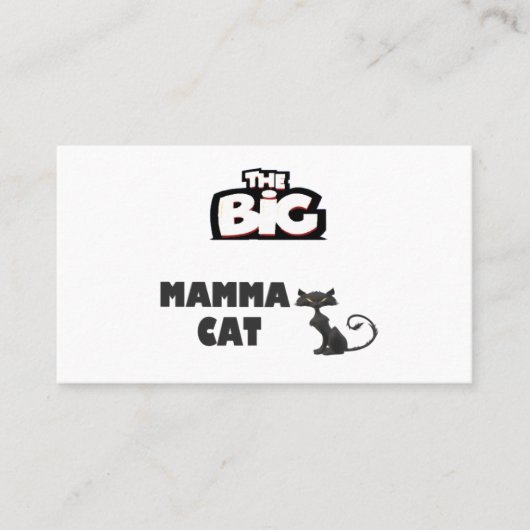 Cartes de chat design noir et blanc (Devant)