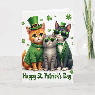 Cartes de chats chanceux pour mari