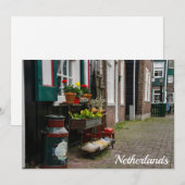 Cartes de chaussures en bois traditionnelles holla (Devant / Derrière)