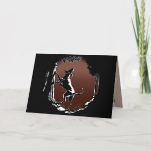 Cartes de chien Hound Carte de voeux personnalisée