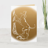 Cartes de chien Hound Carte de voeux personnalisée (Devant)