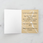 Cartes de chien Hound Carte de voeux personnalisée (Intérieur)