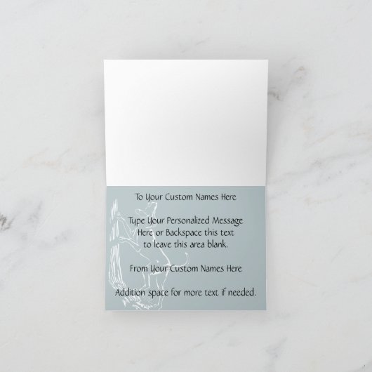 Cartes de chien Hound Carte de voeux personnalisée (Intérieur)