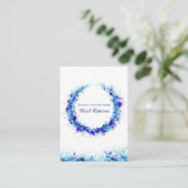 Cartes de choix de repas de mariage avec enclos sp (Debout devant)