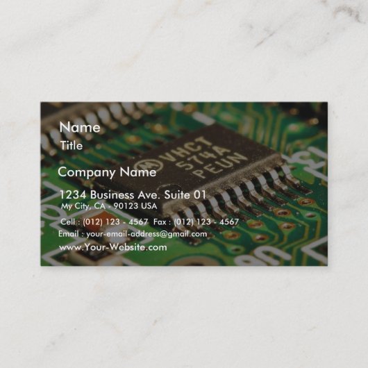 Cartes de circuits pour puces informatiques (Devant)