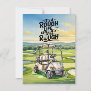 Cartes de citations drôles de golf pour golfeur