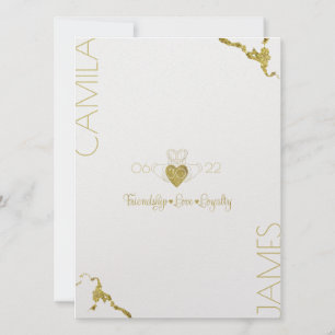 Cartes de Claddagh Monogramme