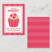 Cartes de classe de la Saint-Valentin (Devant / Derrière)